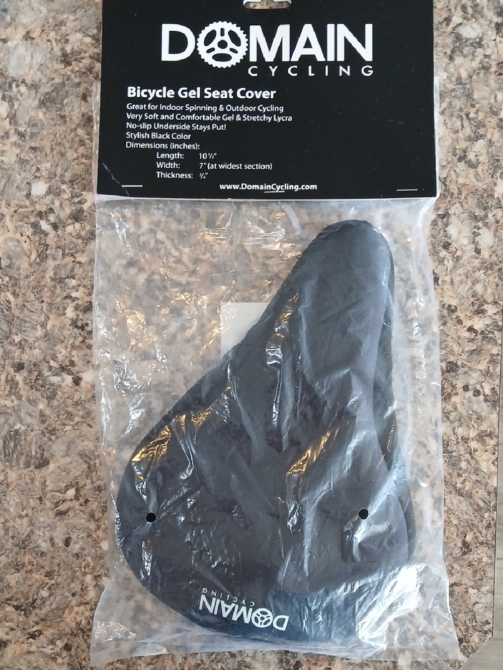 Domain Cycling Gel Bicycle Seat Cover NWOT